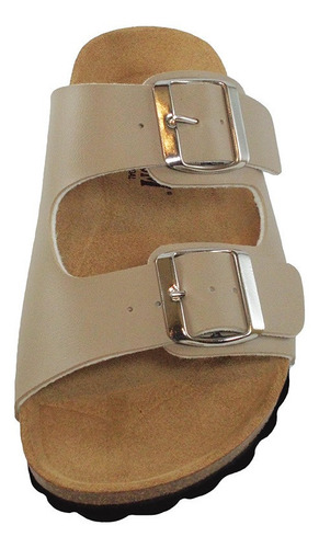 Liquid. Sandalia Mujer Alex Beige, Hecho En España, Oferta.