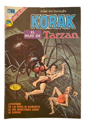 Comic Korak El Hijo De Tarzan 13 Editorial Novaro Junio 1973