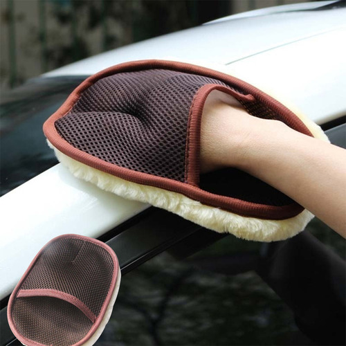 Cepillos De Limpieza A Car Care, Guantes De Pulido, De Lana,
