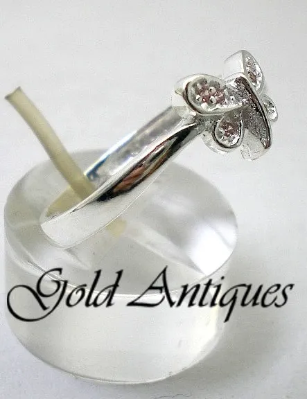 Anillo De Plata 925 Y Rosa De Francia