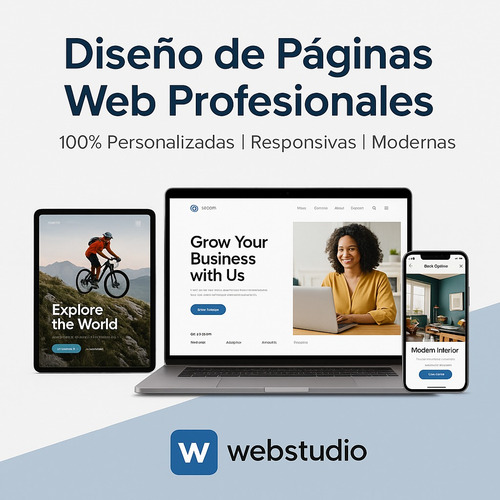 Diseño De Páginas Web Profesionales | A Medida Y Responsivas