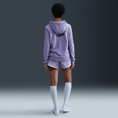 Polerón W Nsw Club Flc Fz Hoodie Std Violeta Mujer