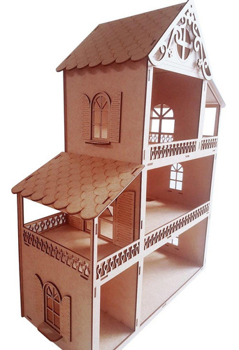 Casinha Para Boneca Polly Lol - 60 Cm - Com Móveis