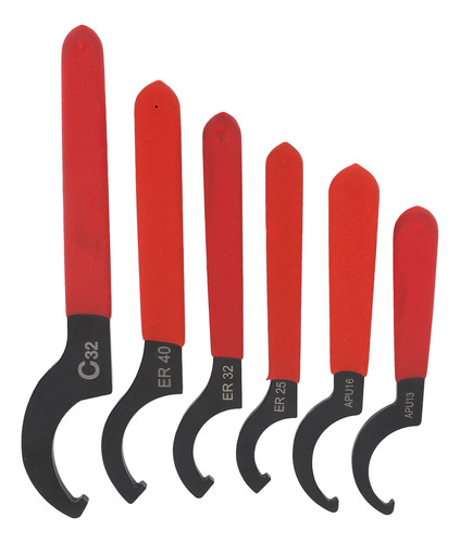 Conjunto De Chaves Coil Spanner, 6 Peças Universais Apu13 16