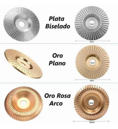 3 Discos Amoladora Angular Para Lijado Desbaste Y Pulido