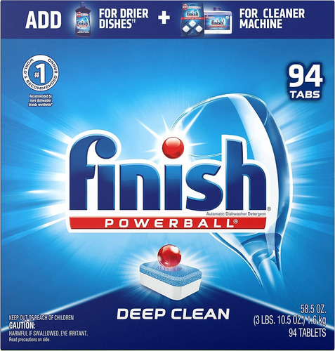 Finish All In 1, Detergente Para Lavavajillas, Powerball, T.