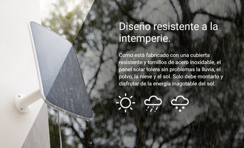 Imagen 4 de 7 de Panel Solar De Carga Para Camaras De Seguridad Ip Wifi Ezviz