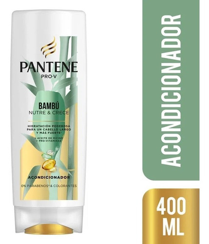  Acondicionador Pantene Pro V Bambu Control Caida X 400 Ml