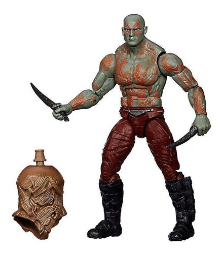 Muñeco Drax 16 con Bad Groot de la serie Infinite de Marvel Legends