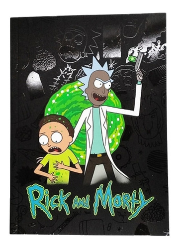 Cuaderno Anotador Rick And Morty Hojas Lisas