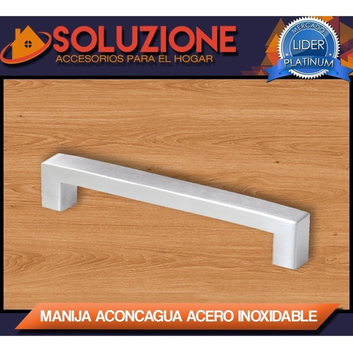 Manija Aconcagua 160 Mm Mueble Cajon Acero Inoxidable Oferta