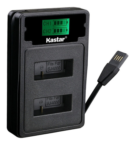 Cargador Dual Usb Lcd Kastar Entrada Micro Usb