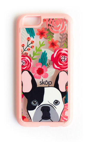 Funda Para iPhone 7 Plus Skop Ridiga Tpu Rosa Dog