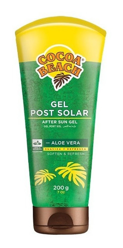 Gel Post Solar Aloe Vera Cocoa Beach X 200 Gr ( Pack X 4 )