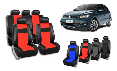 Fundas Cubre Asientos Auto Cuerina Volkswagen Gol Trend Vw