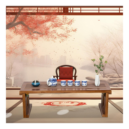 Mesa De Café Japonesa Plegable Vdehom, Mesa De Café Japonesa