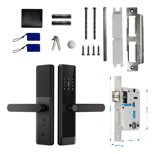 Fechadura Digital Allspack K-0205j Biometria Wifi Tuya | MercadoLivre