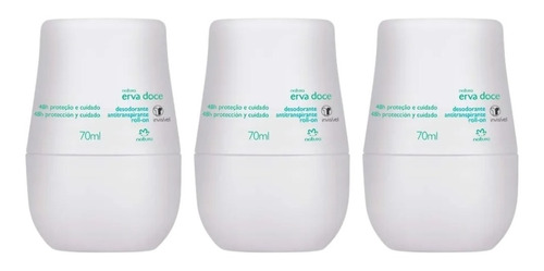 Desodorantes Roll-on Natura Tododia X3 Unidades