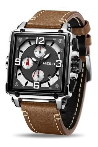 Relógio Masculino Megir Modelo Ml2061g Executivo Social