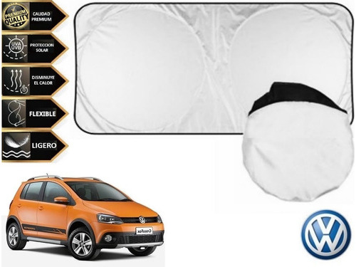 Protector Cubresol Tapasol Con Ventosas Vw Cross Fox 2011