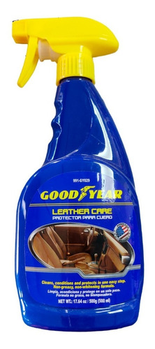 Limpiador - Protector Tapicería De Cuero Goodyear 500ml