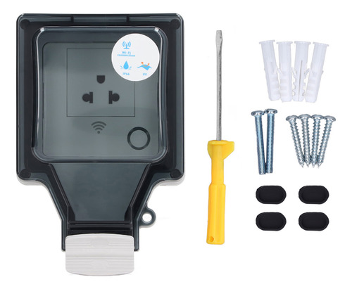 Enchufe Impermeable Wifi Ip66 Para Exteriores Con
