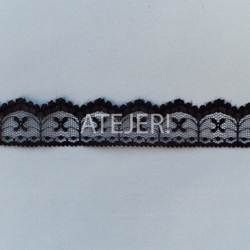 Imagen 2 de 4 de Puntilla Mercería Nylon Art 402 De 23mm X 20 Metros