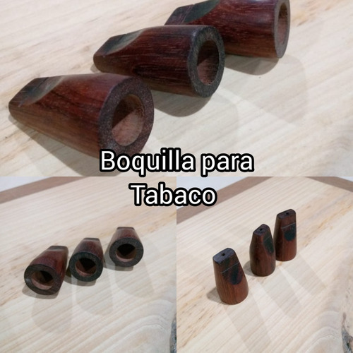 Pipa Madera Boquilla Tabaco 