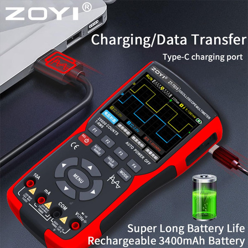 Osciloscopio De Mano 3 En 1 Automotriz 50mhz