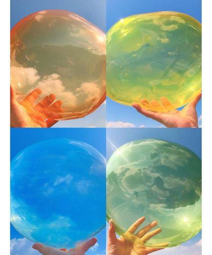 24x Juguetes De Pegamento De Burbujas, Globos De Burbujas,