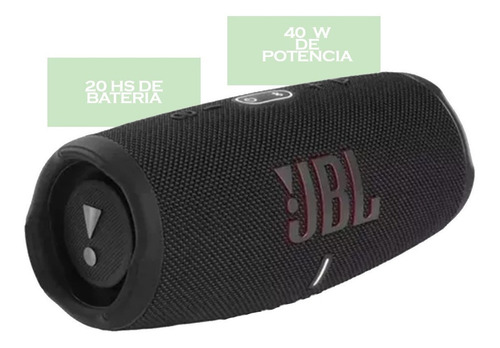 Bocina JBL Charge 5 JBLCHARGE5 portátil con bluetooth waterproof red 110V/220V