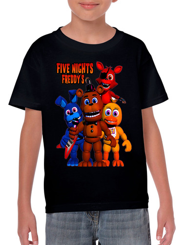 Remera Five Nigth At Freddys En Varios Diseños Y Colores