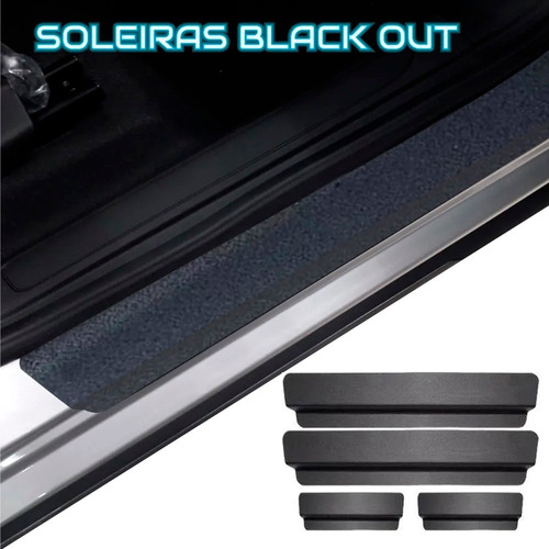 Imagem 1 de 2 de Soleiras Black Out 4 Peças Citroen Fiat Linea