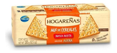 Galletitas Hogareñas Mix Cereales 185 Gr