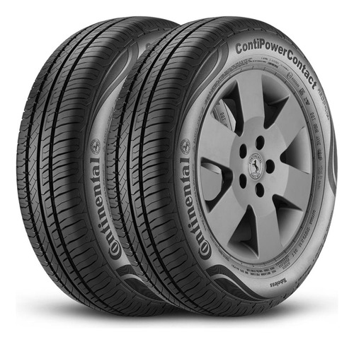 Kit 2 Pneu Continental 175/65r14 82t Contipowercontact