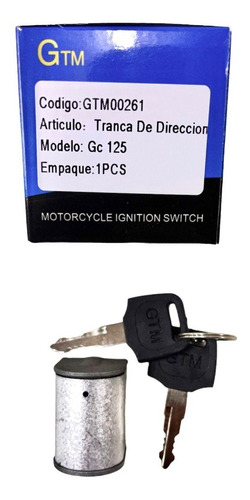 Tranca De Direccion Cg 125 Moto. Gtm00261