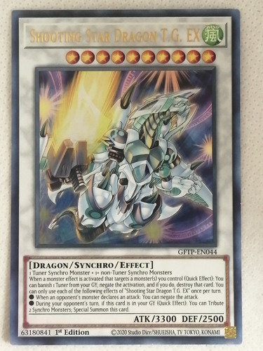 Ultra Yugioh Shooting Star Dragon T.g. Ex