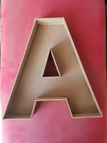 Abecedario 3d, Letra Hueca De Mdf 3mm 