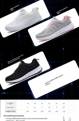 Zapatillas Deportivas De Malla Para Mujer, Zapatillas Casual