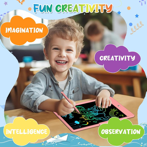 Tableta De Escritura Lcd Para Niños De 10 Pulgadas...