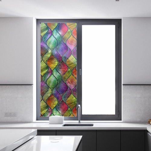 120x58cm Privacidad Ventana Vidrio Película Pegatina D