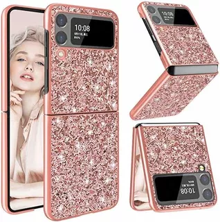 Funda Tpu Con Glitter Para Samsung Galaxy Z Flip 3 5g