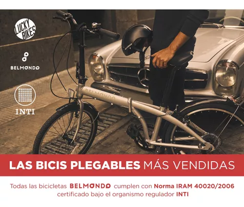 Bicicleta Plegable Belmondo 8 Rodado 20