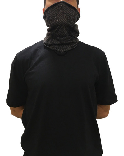 Cover Face Team Gear Training Unisex Termico Gris Oscuro Cli