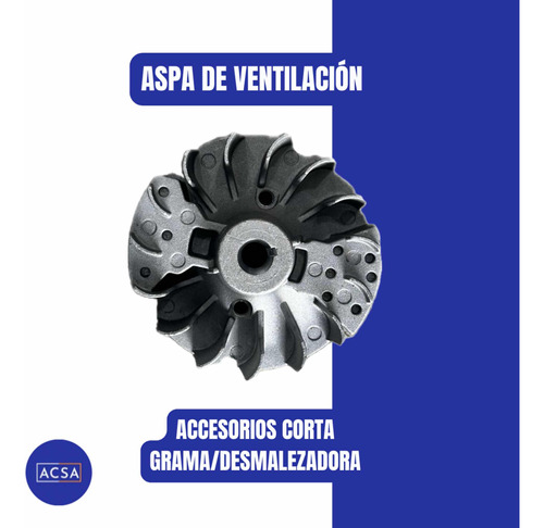 Aspa De Ventilador, Accesorio Corta Grama, Desmalezadora