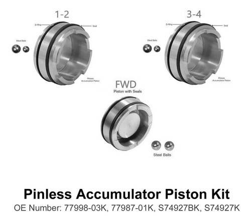 Kit De Pistón Acumulador Sin Clavija 77987 01k 77998 03k