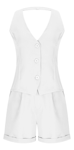 Traje Sin Mangas De Color Para Mujer Top Sin Mangas Con Cuel
