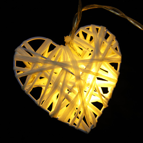 Cordón De Ratán Con Forma De Bola Cálida Y Romántica Con For