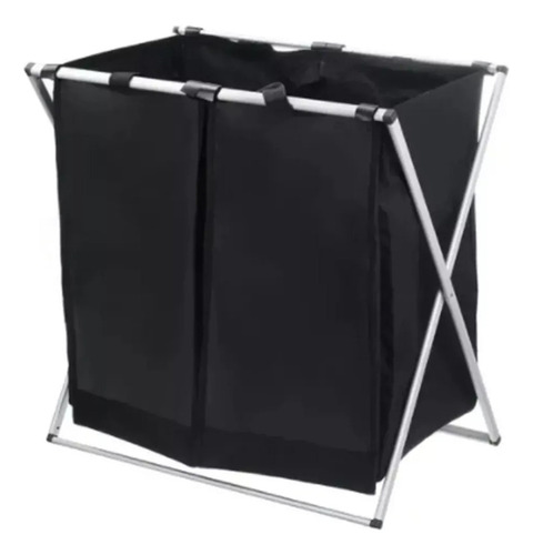 Imagen 2 de 5 de Cesta Canasto Plegable Almacenamiento Ropa Sucia Doble Xl