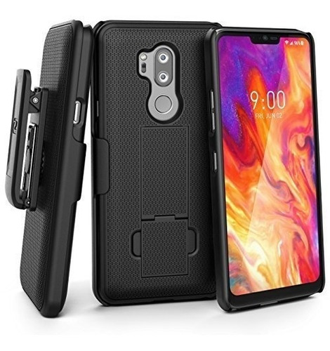 Funda LG G7 Delgada Resistente A Golpes + Carcasa Cinturon  